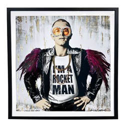 I'm A Rocket Man II by Mr. Sly - Original sized 32x32 inches. Available from Whitewall Galleries